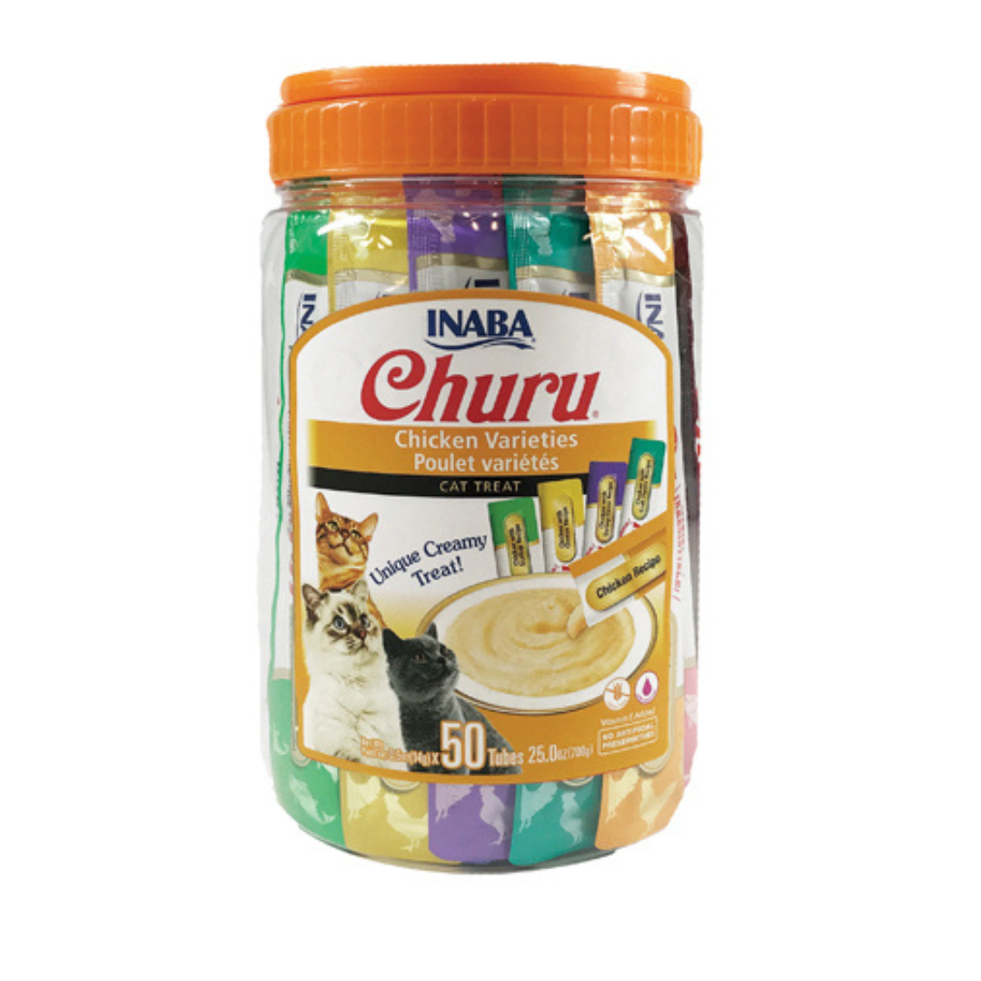 Churu Chicken Cat Puree Varieties 50 x 14g