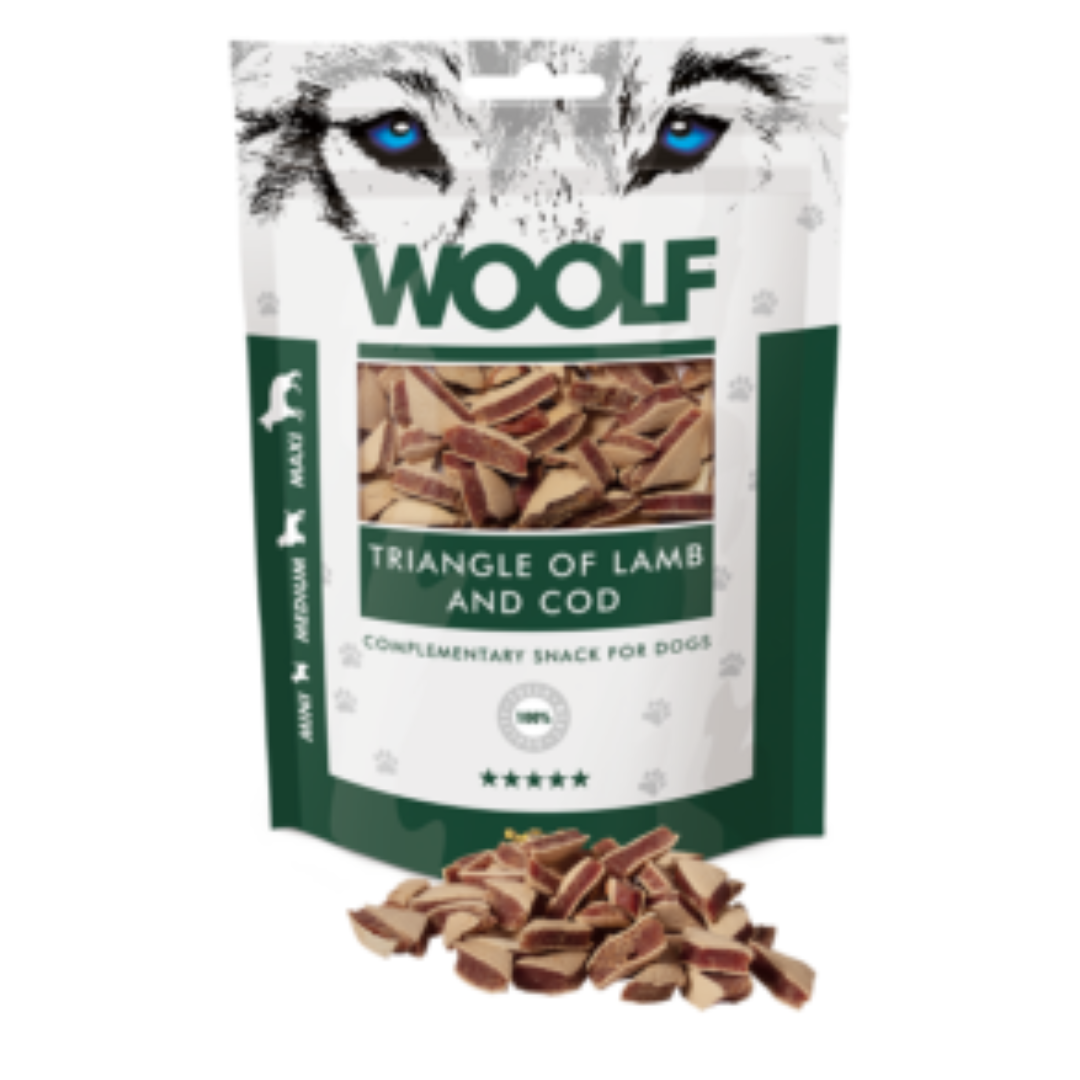 EXP 05AUG25 Woolf Lamb & Cod Treats 100g