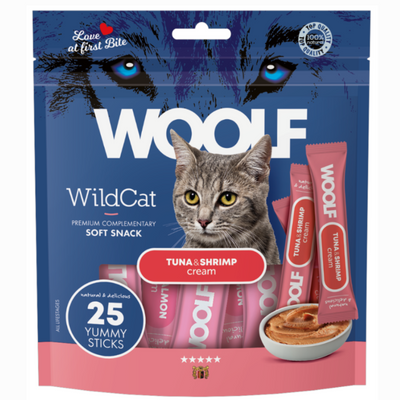 Woolf Cat Creamy Tuna & Shrimp 25x14g