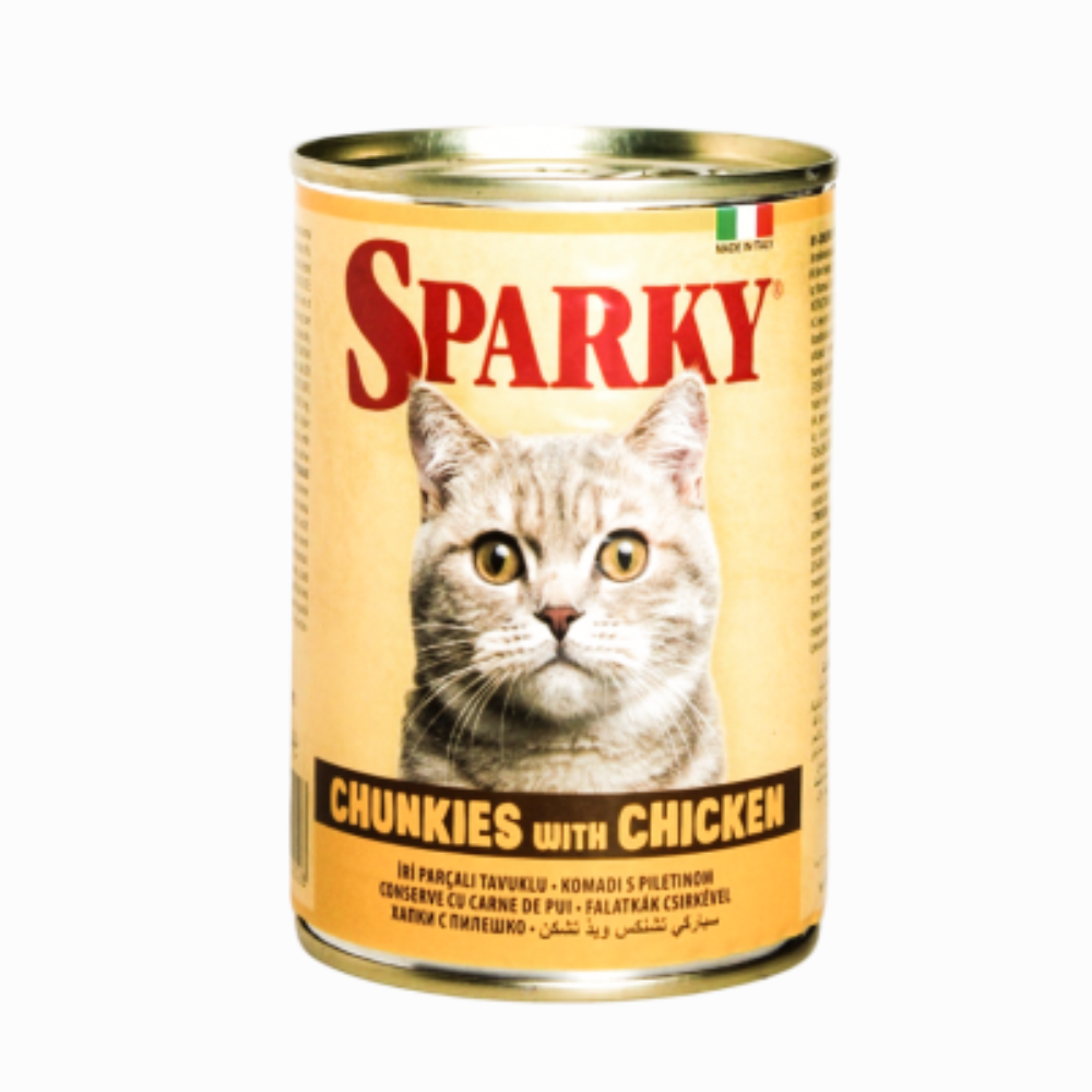 Sparky Cat Chicken Chunks 415g