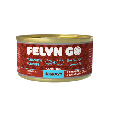 Felyn Go Cat Tuna & Pumpkin in Gravy 75g
