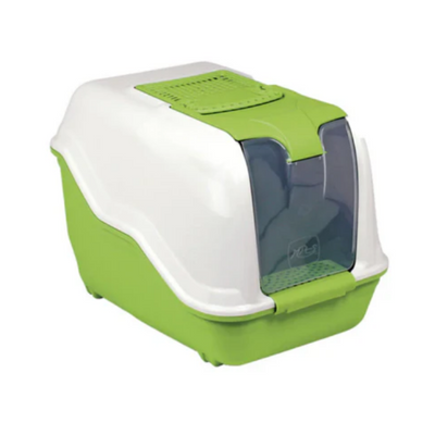 مجموعة صندوق قمامة نيتا بغطاء (مع فلتر ومغرفة) 52 × 39 سم