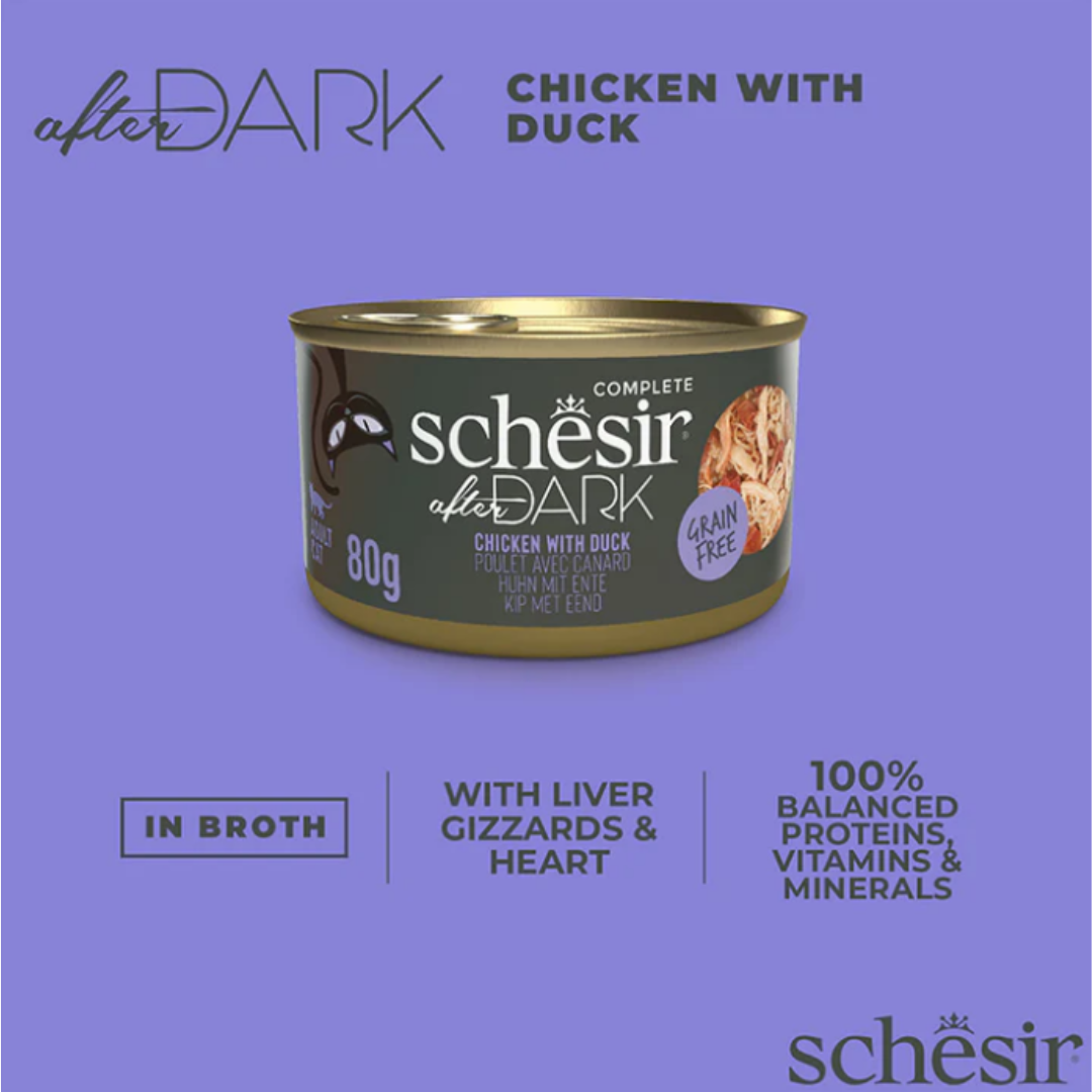 Schesir After Dark Complete Chicken & Duck 80g