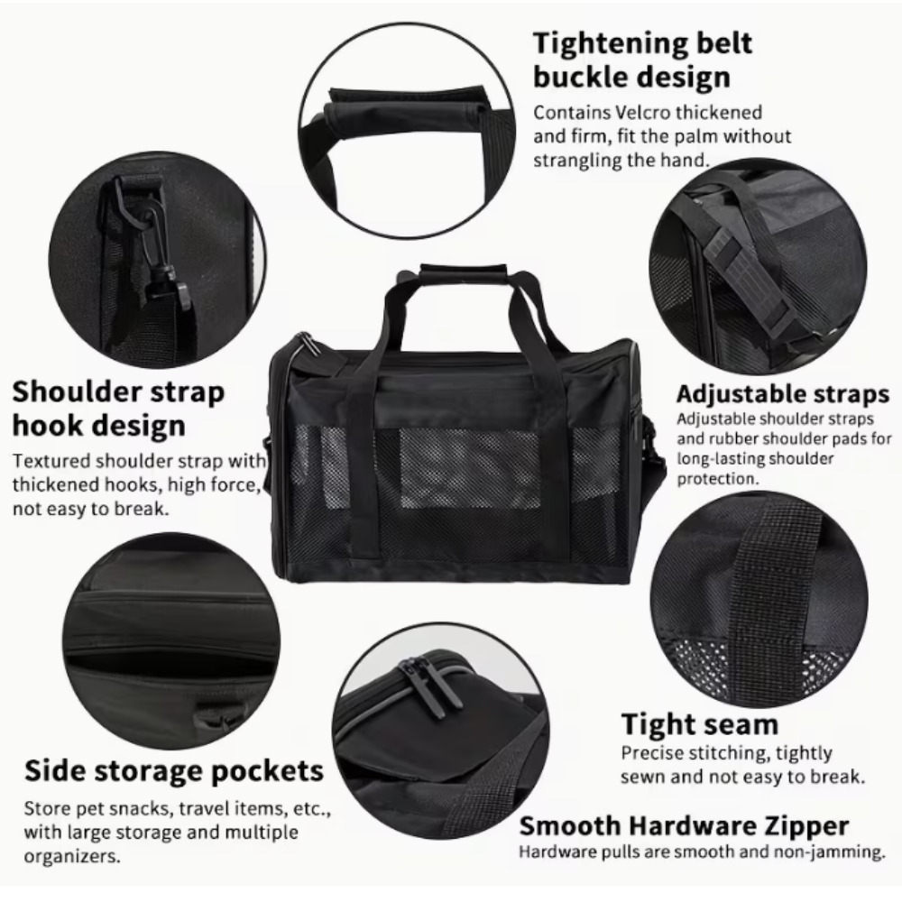Medium Soft Pet Carrier 40x28x27cm