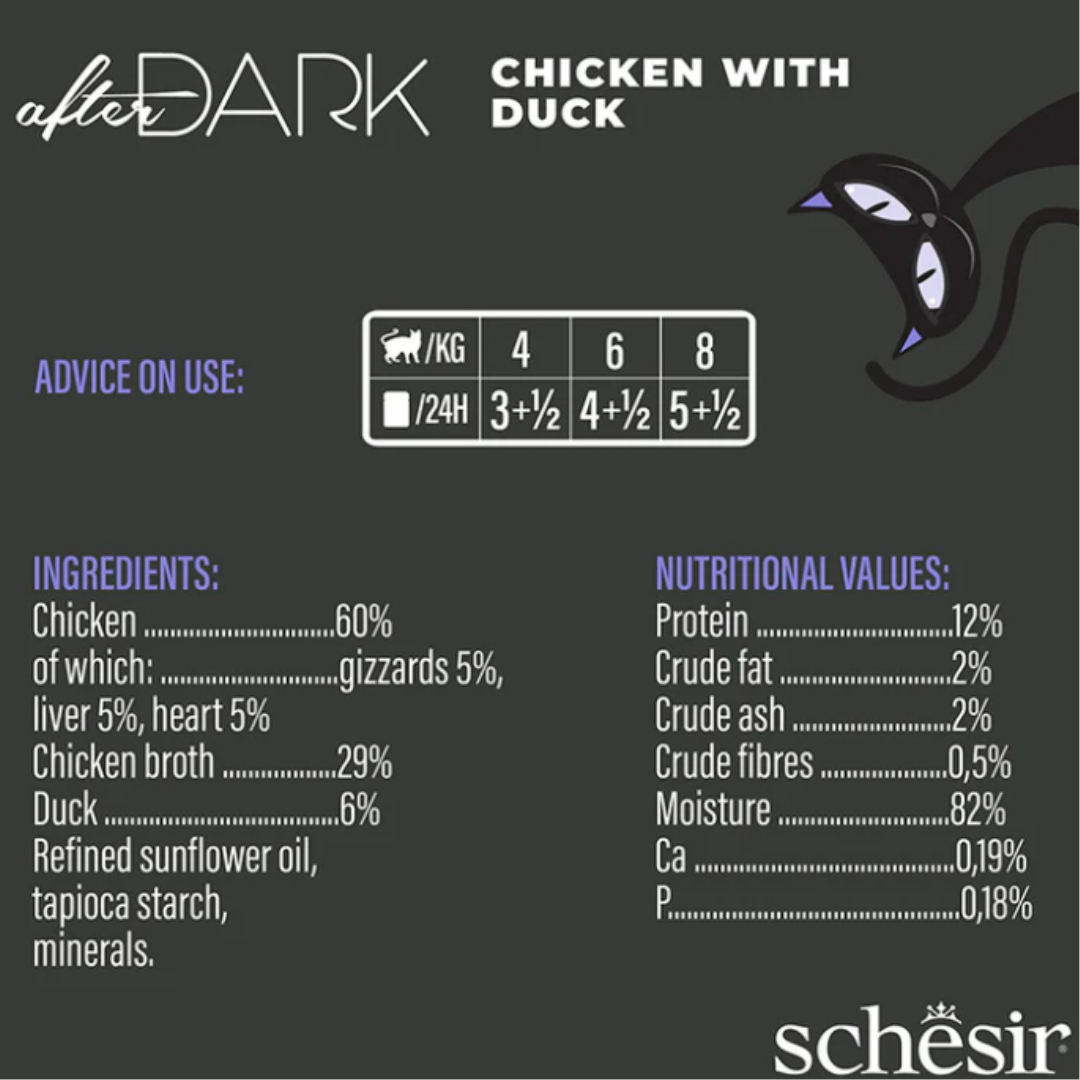 Schesir After Dark Complete Chicken & Duck 80g