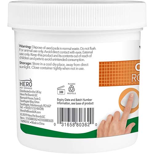 Vet's Best Aloe Vera Eye Wipes for Cats and Dogs