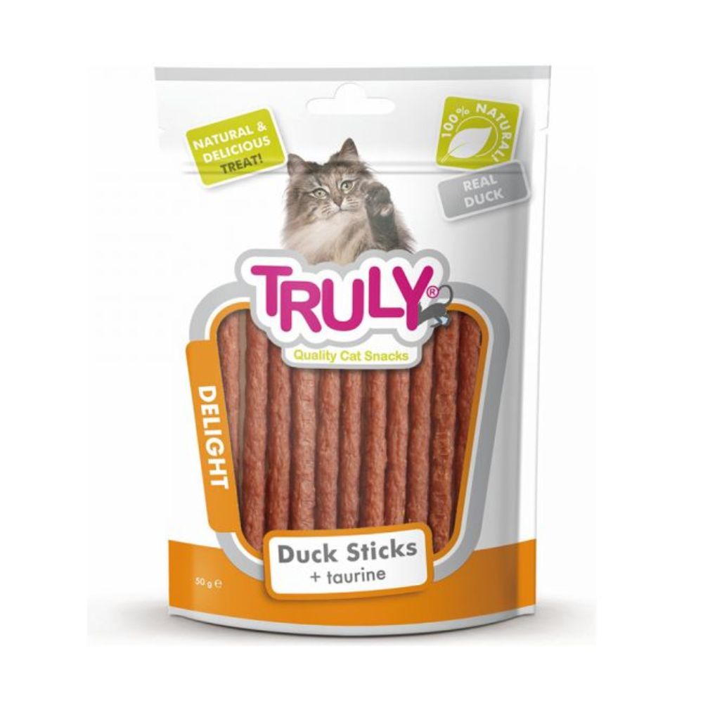 Truly Cat Duck & Taurine Sticks 50g