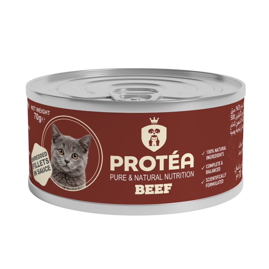 Protea Cat Beef Fillets in Gravy 70g