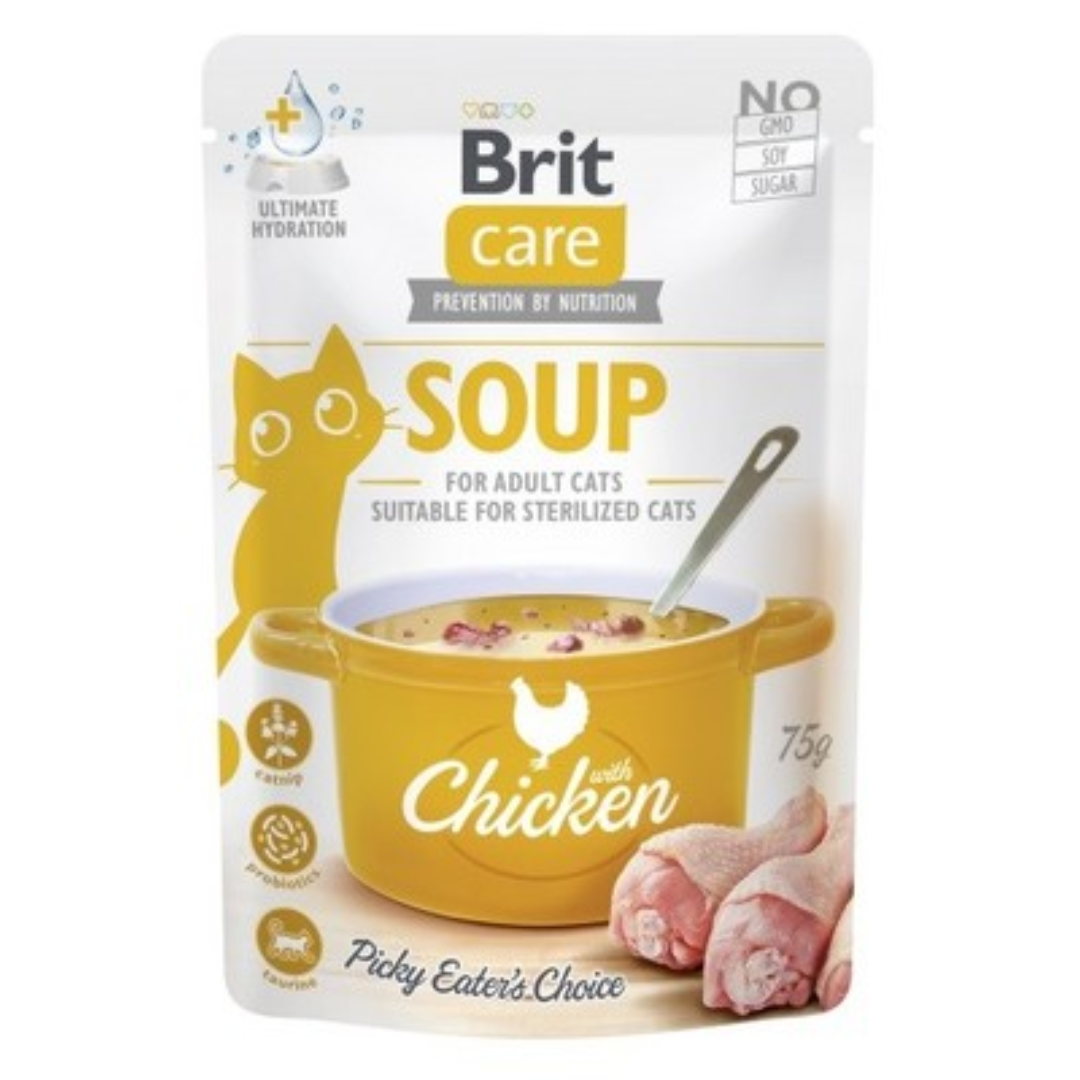 Brit Care Cat Soup with Chicken 75g