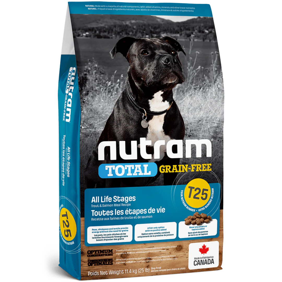 Nutram Dog Grain Free Trout & Salmon T25