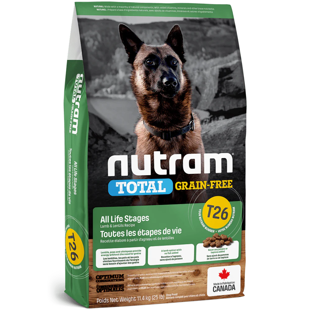Nutram Dog Grain Free Lamb & Lint T26