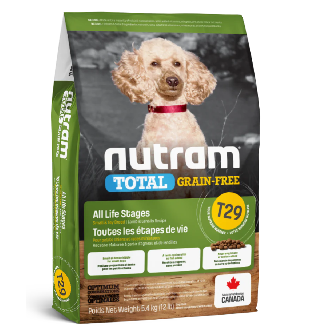 Nutram Small Breed Dog Grain Free Lamb & Lentils T29 2kg
