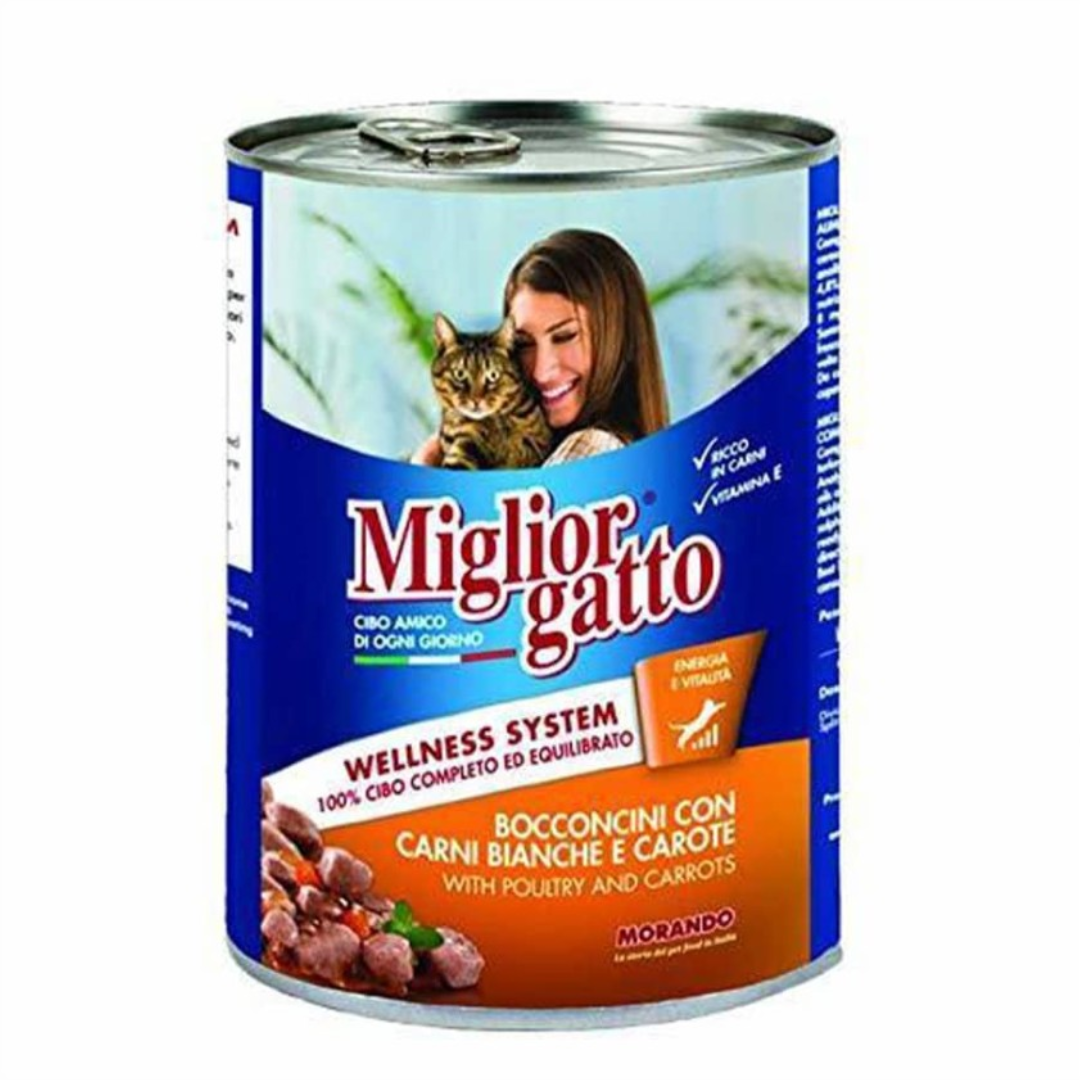 Migliorgatto Cat Poultry & Carrots Chunks 405g
