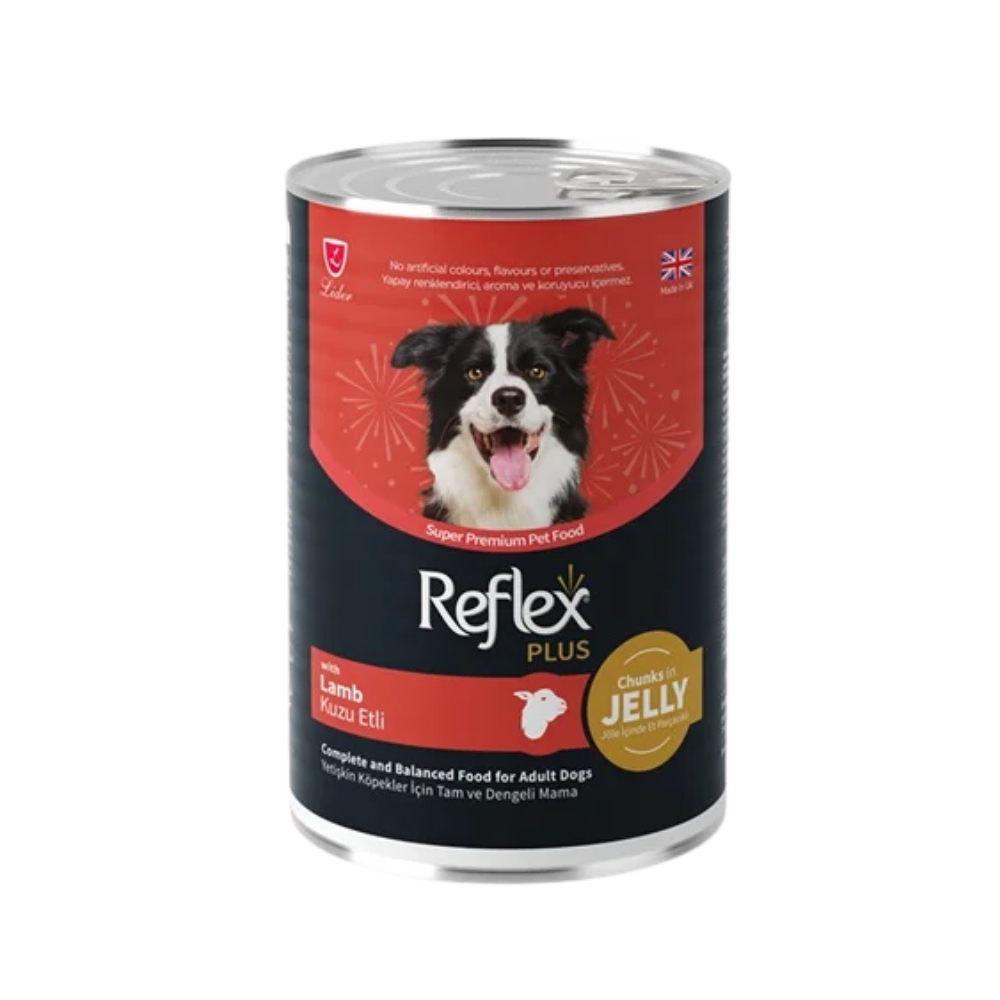 Reflex Plus Dog Lamb Chunks in Jelly 400g