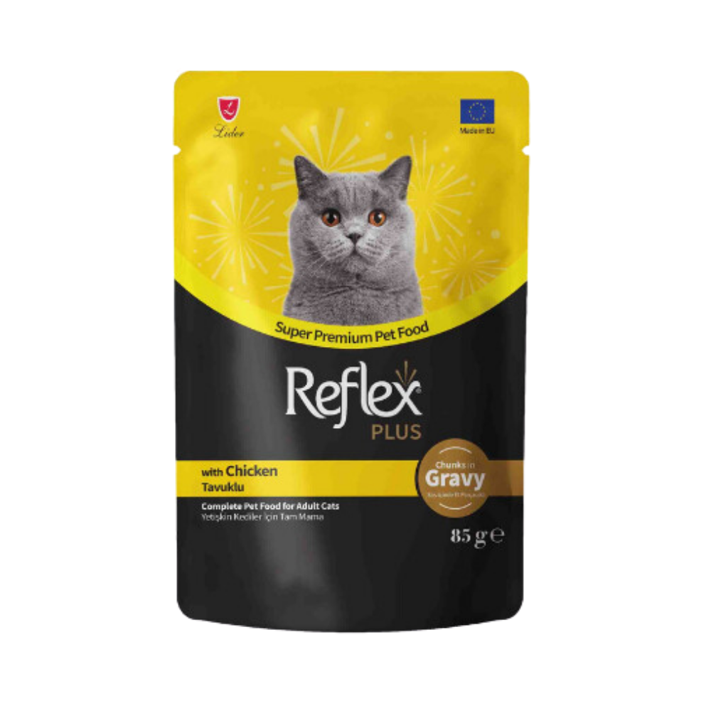 Reflex Plus Cat Chicken Chunks in Gravy 85g