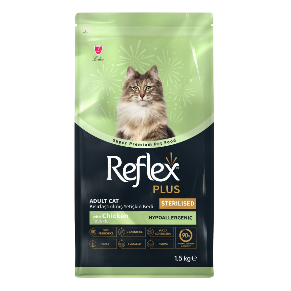 Reflex Plus Sterilised Cat Chicken 1.5kg