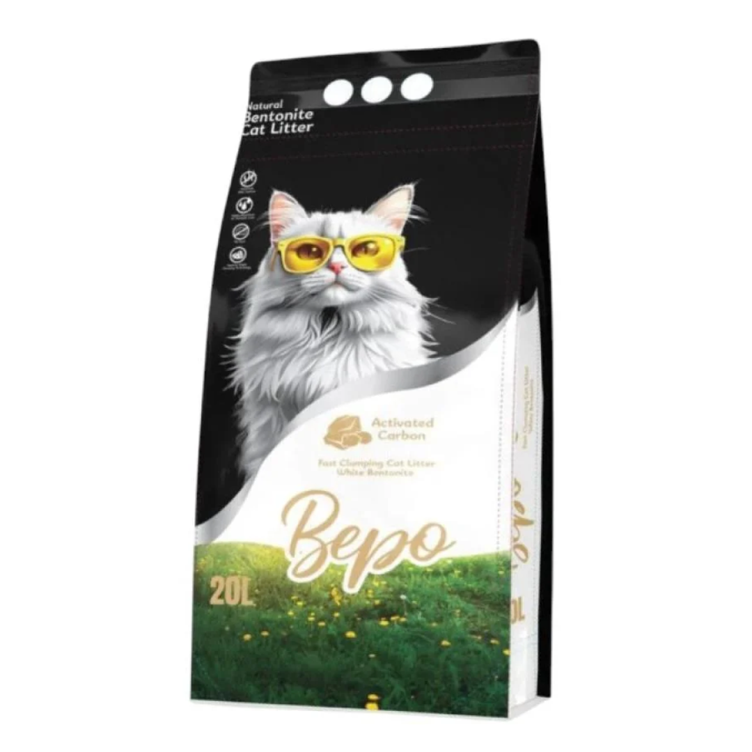 Bepo Clumping Cat Litter Activated Carbon 20L