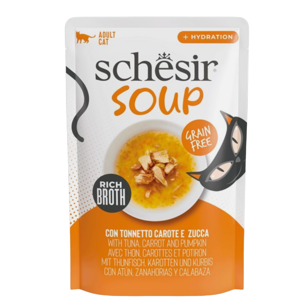 Schesir Cat Tuna with Carrot & Pumpkin Soup 40g