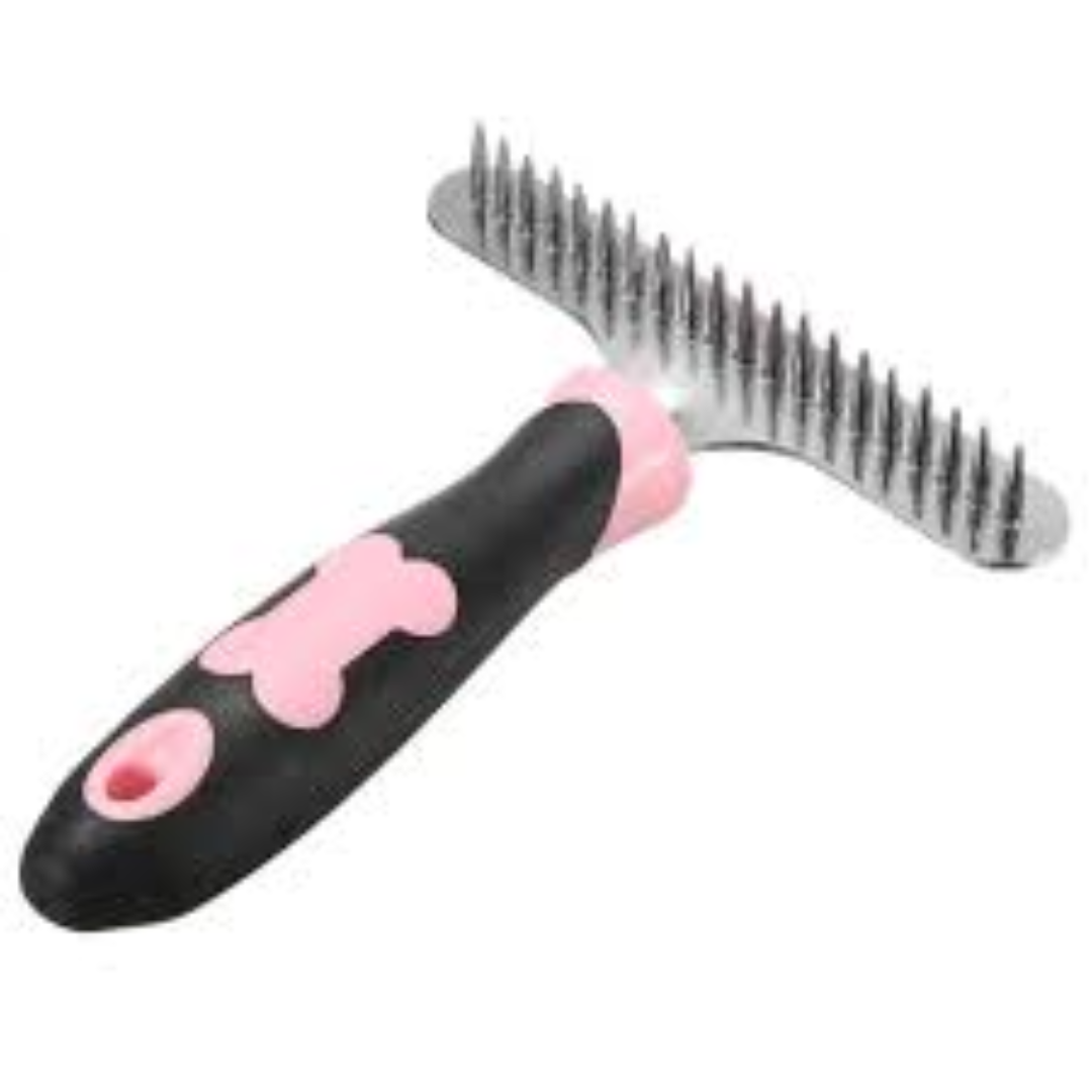 Pet Grooming Rake Brush