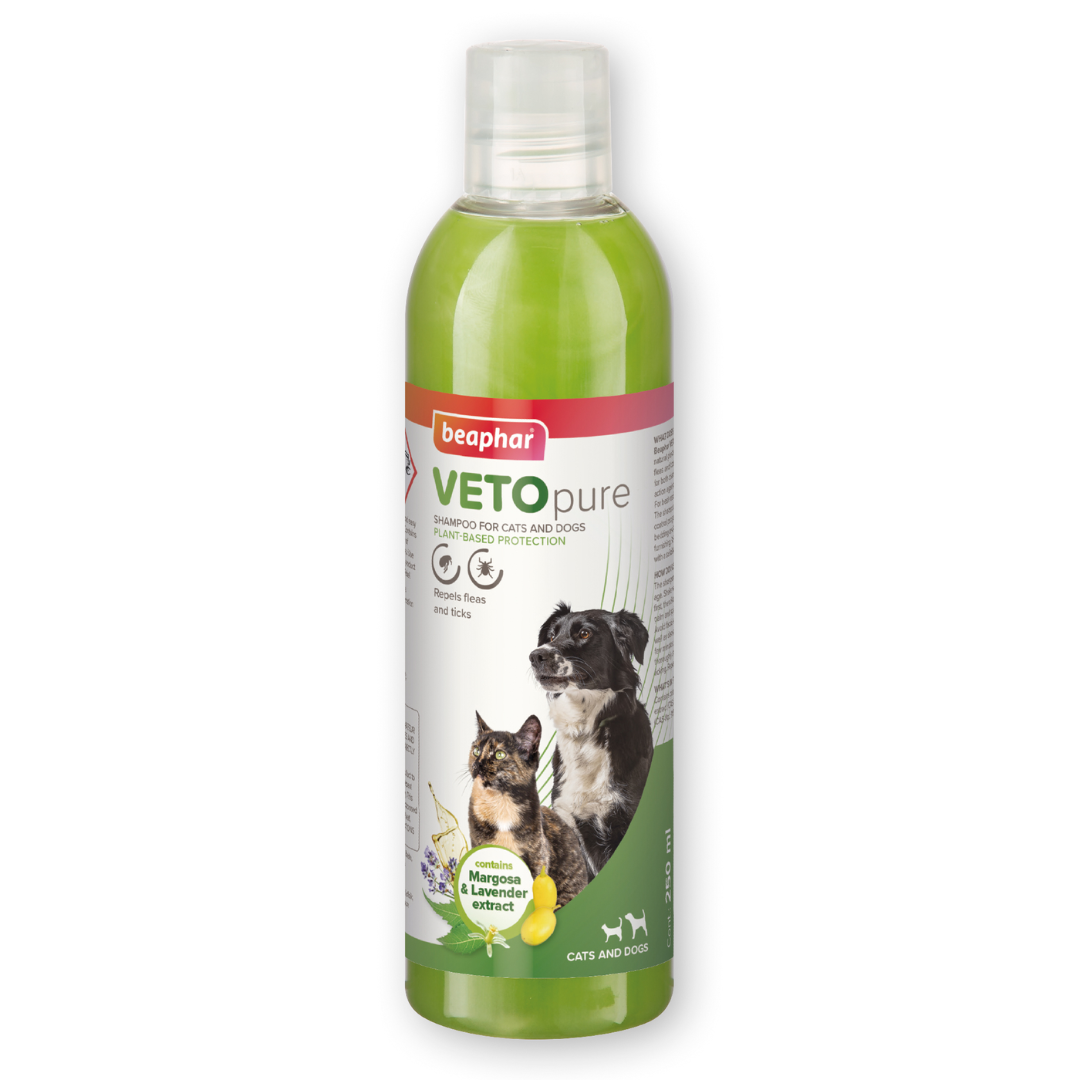 Beaphar VetoPure Shampoo for Cats & Dogs 250ml