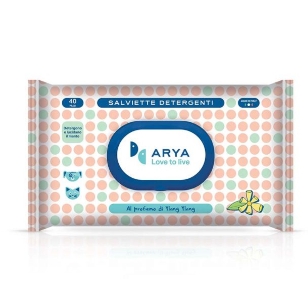 Arya Wet Wipes Ylang Ylang 40 Wipes