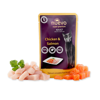 Nuevo Cat Chicken & Salmon 85g