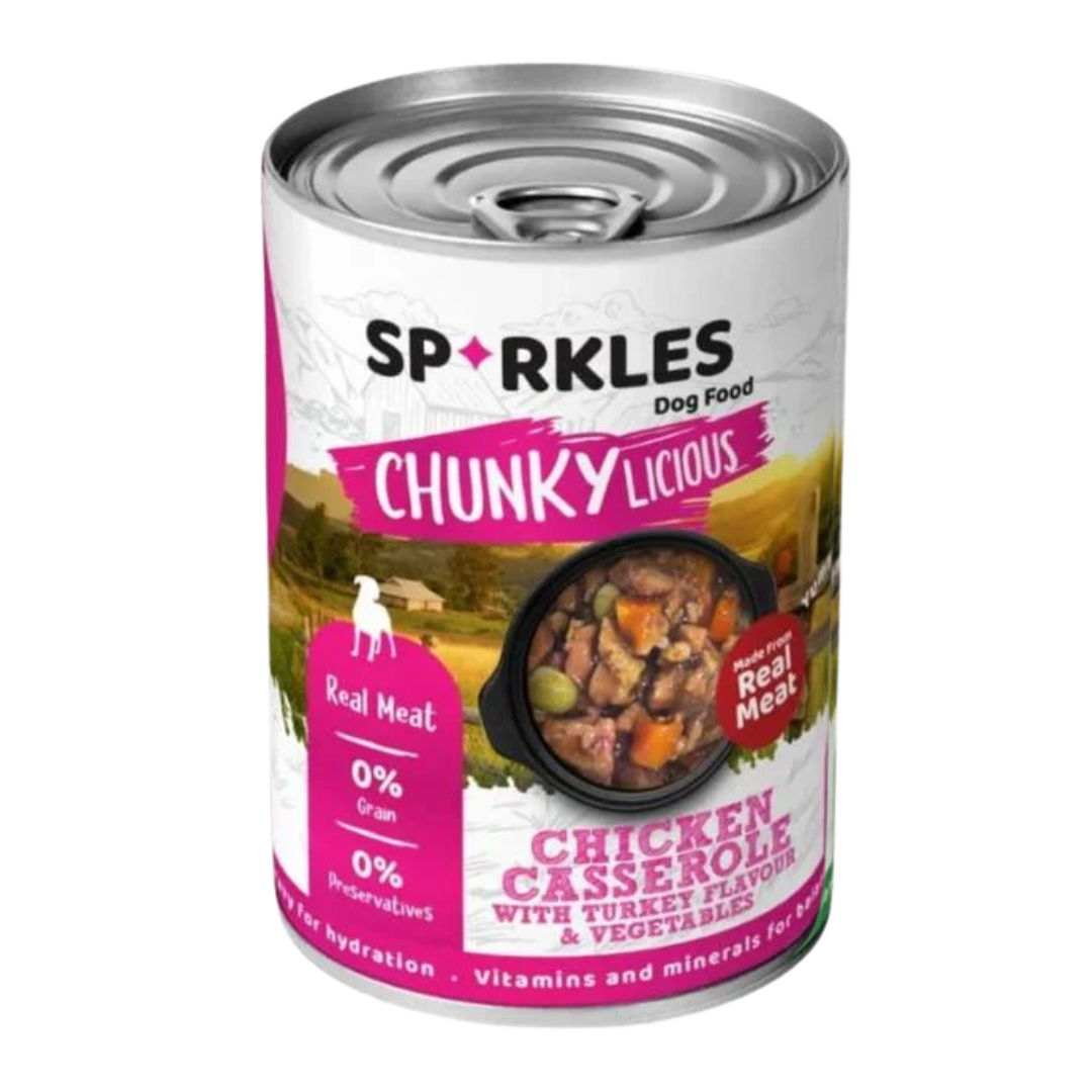 Sparkles Dog Chicken & Turkey with Vegetables 400g