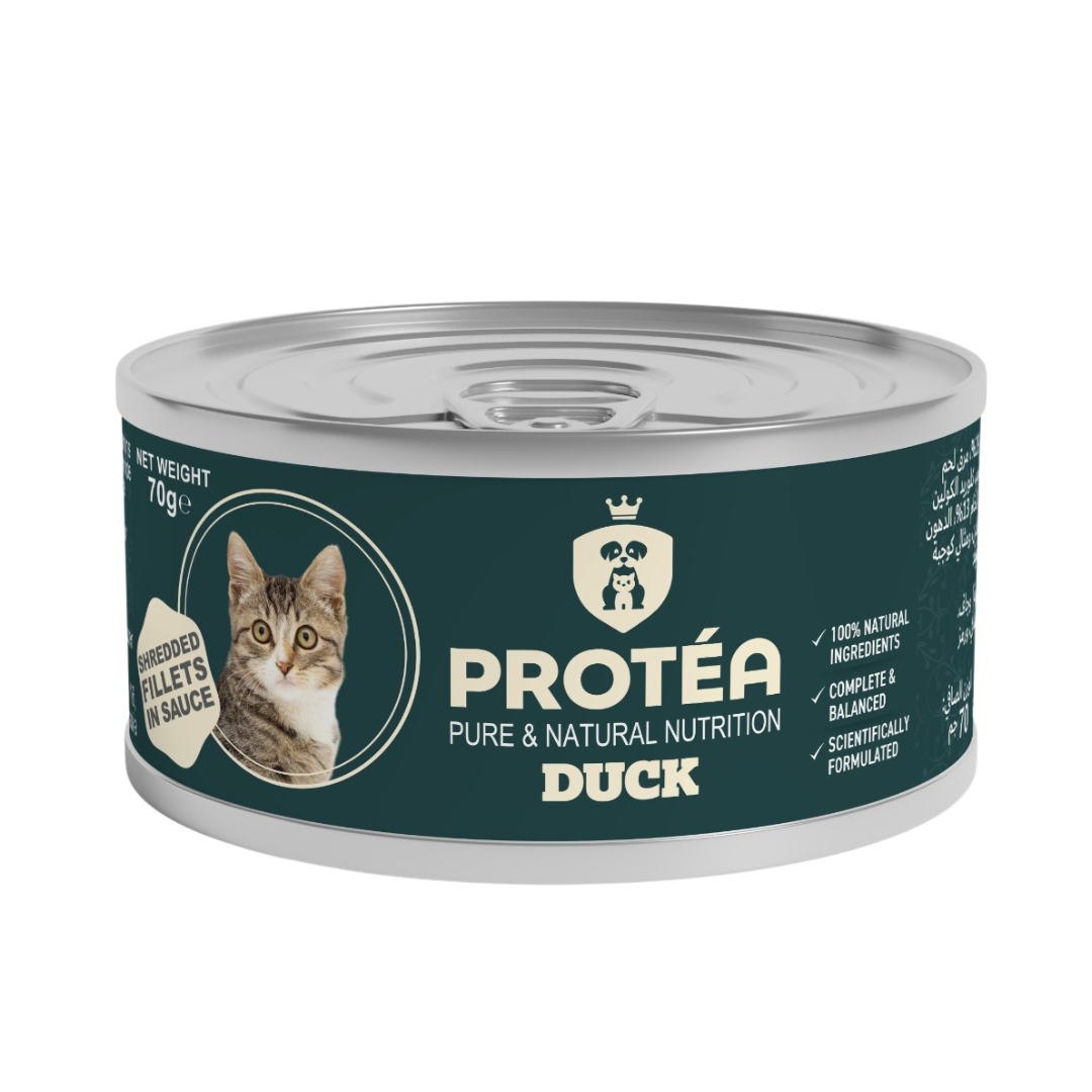 Protea Cat Duck Fillets in Gravy 70g