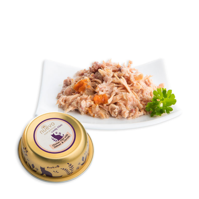 Nuevo Sterilized Cat Turkey with Calf & Linseed Oil 85g