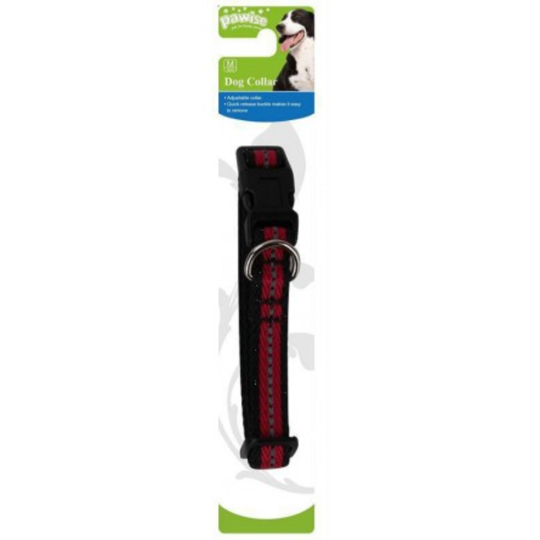Pawise Dog Reflective Collar Red Small