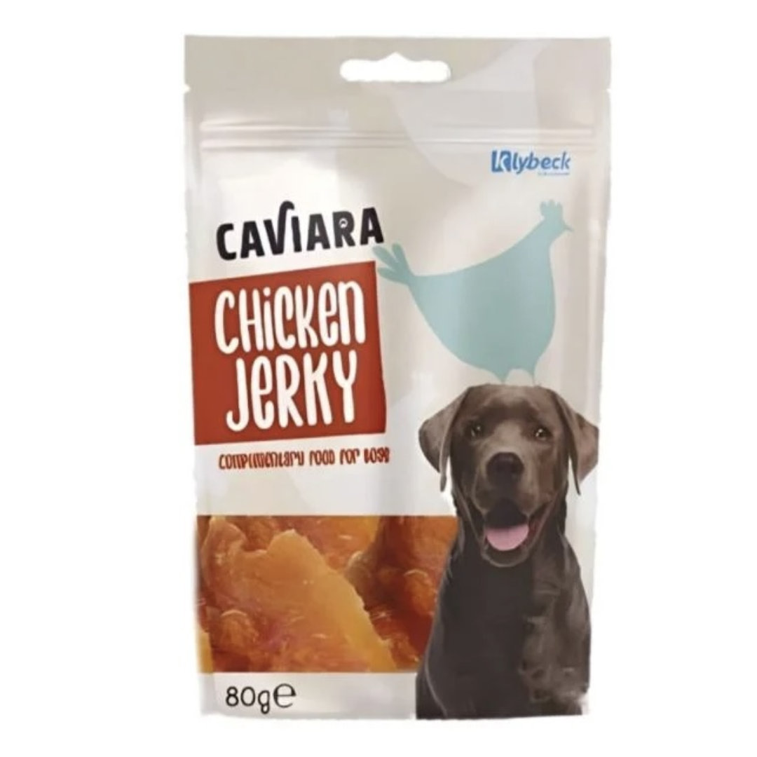 Caviara Dog Chicken Jerky 80g
