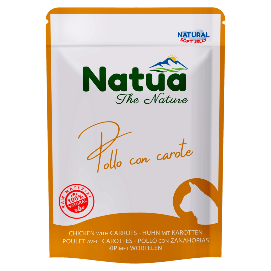 Natua Cat Chicken & Carrots in Jelly 70g Pouch