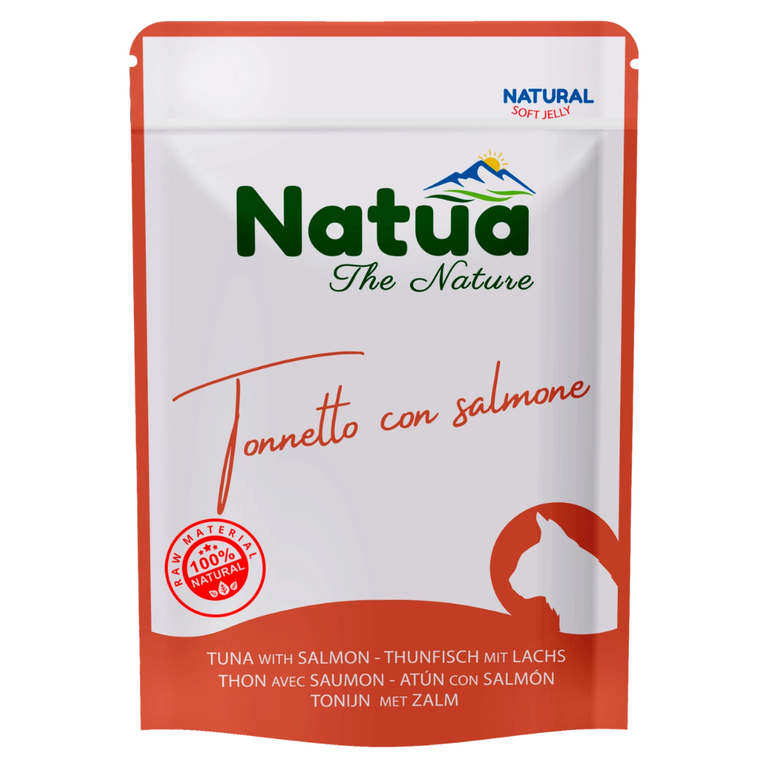 Natua Cat Tuna & Salmon in Jelly 70g Pouch