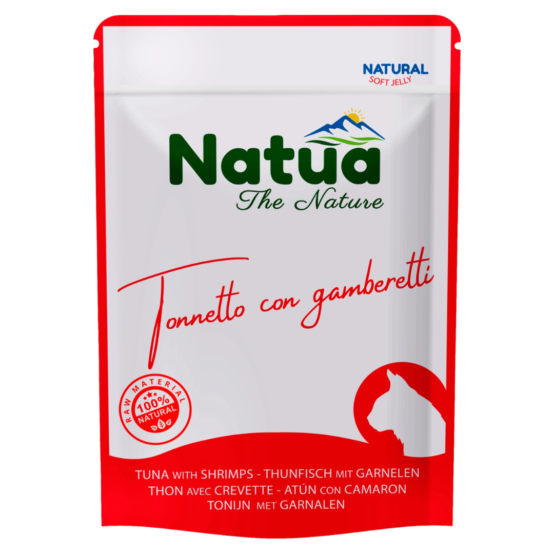 Natua Cat Tuna & Shrimp in Jelly 70g Pouch
