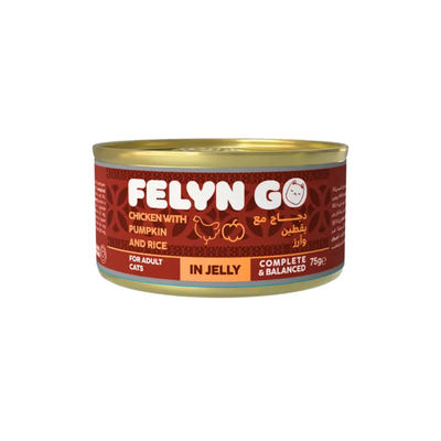 Felyn Go Cat Chicken with Pumpkin in Jelly 75g