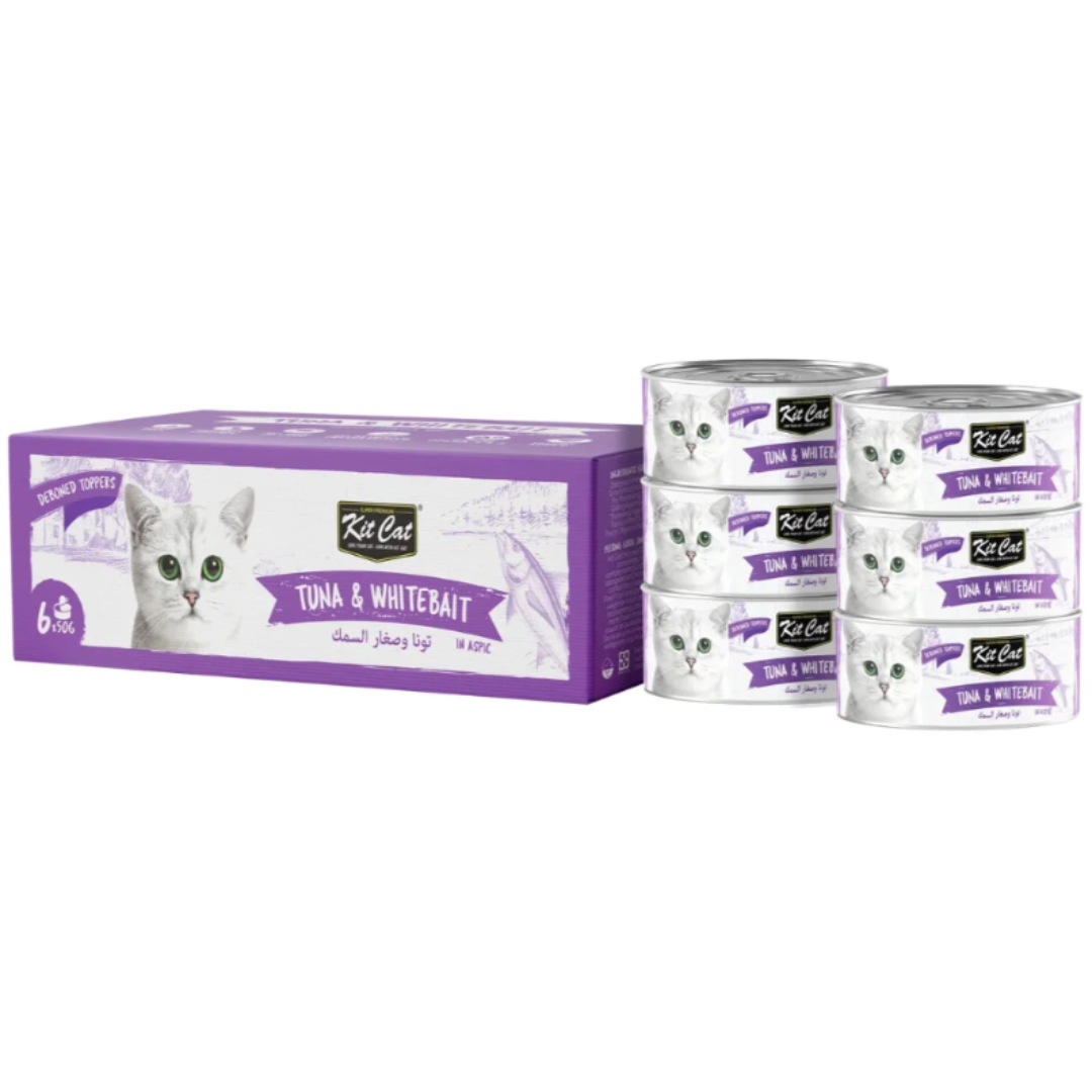 Kit Cat Tuna & Whitebait 6x50g