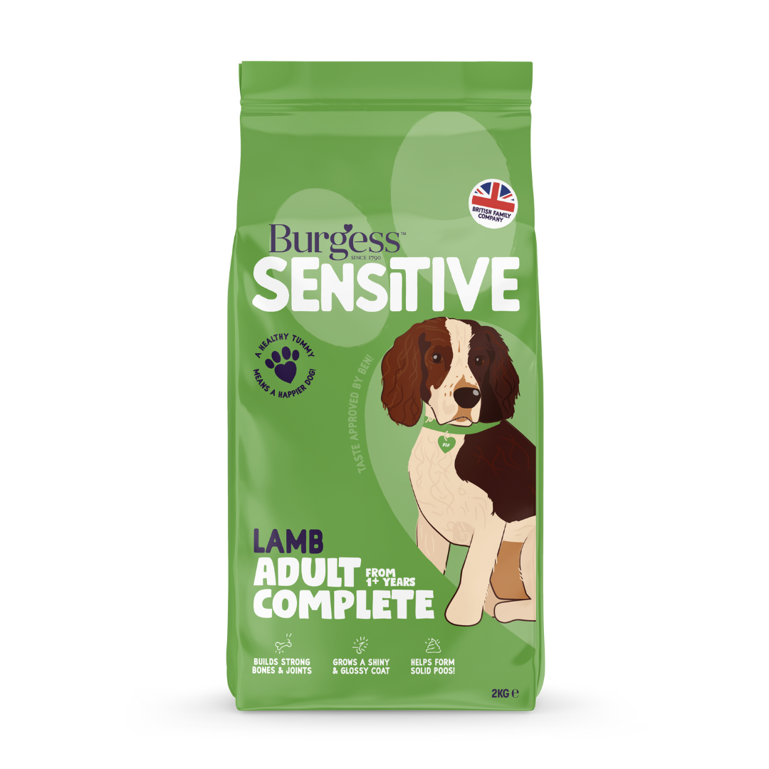 Burgess Sensitive Dog Food Lamb & Rice 2kg