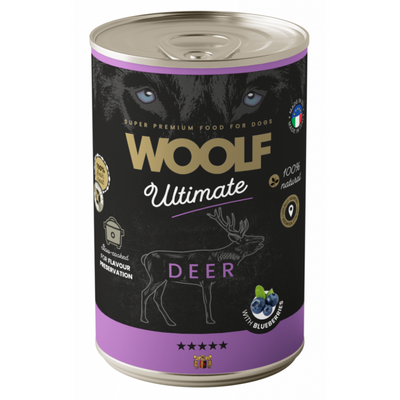 Woolf Dog Deer with Blueberries 400g