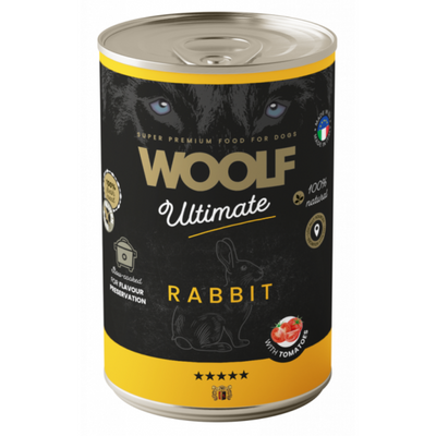 Woolf Dog Rabbit with Tomato 400g
