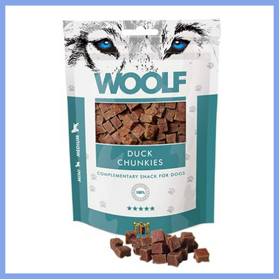 Woolf Duck Chunkies Treats 100g