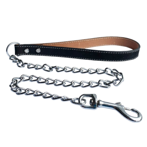 Dog & Co Leather Chain Lead