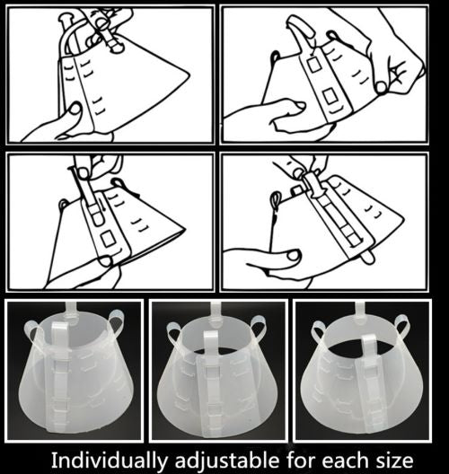 Pet Cone 47-66cm Neck Circumference
