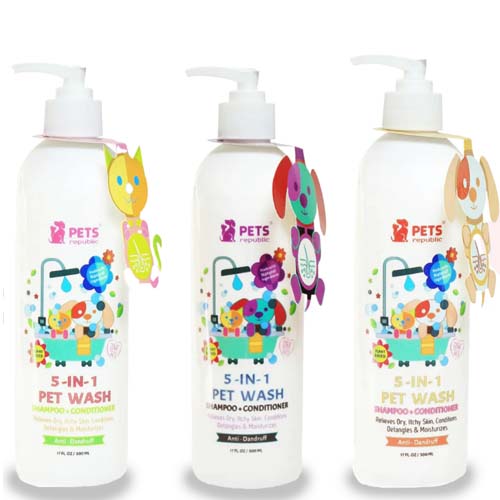 Pets Republic Anti Dandruff Shampoo for Cats and Dogs 500ml