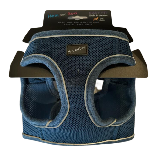 Hem & Boo Soft Mesh Harness Blue