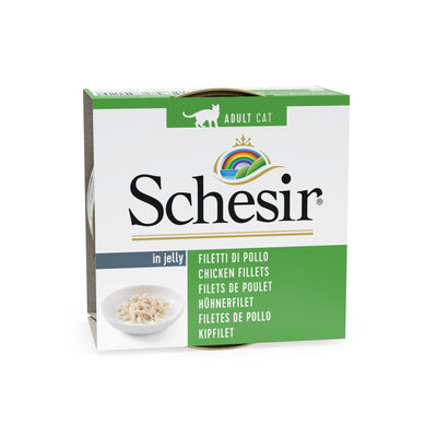 Schesir Cat Chicken & Rice in Jelly 85g Tin