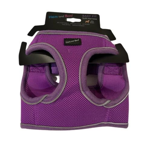 Hem & Boo Soft Mesh Harness Purple