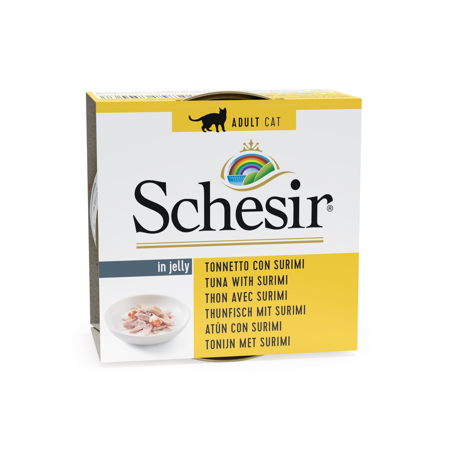 Schesir Cat Tuna & Surimi 85g Tin