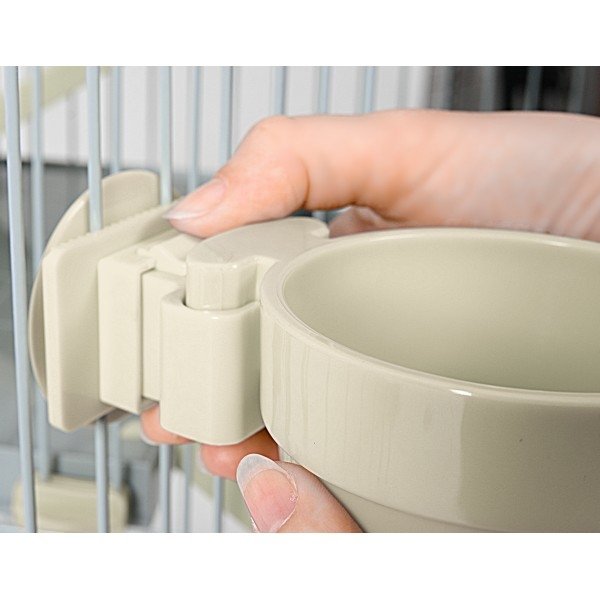 Zolux Door Fitting Beige Water Bowl 300ml