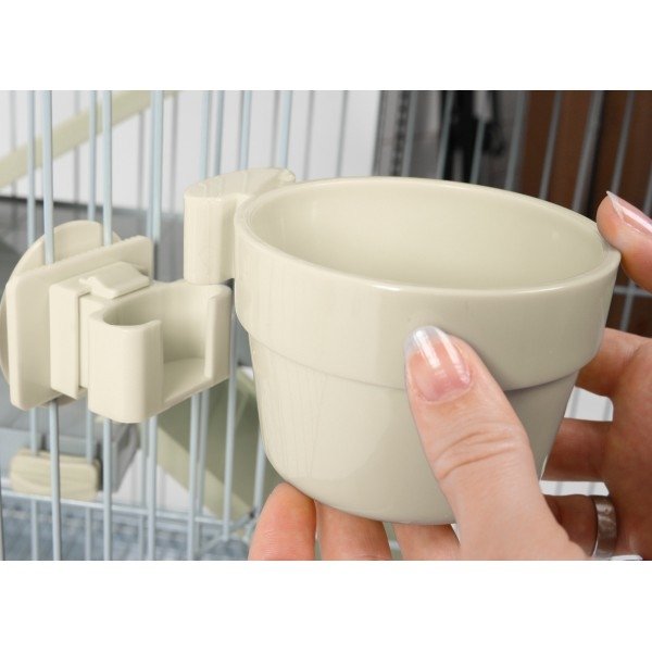 Zolux Door Fitting Beige Water Bowl 300ml