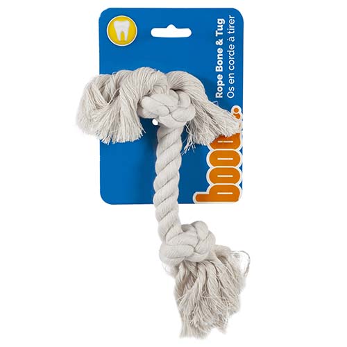 Booda 2 Knot Rope Tug White Colossal